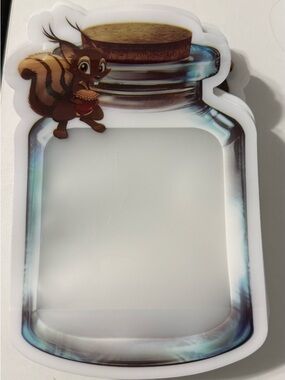 Resealable Miscellaneous Craft Bags with Squirrel Accent 50 qty